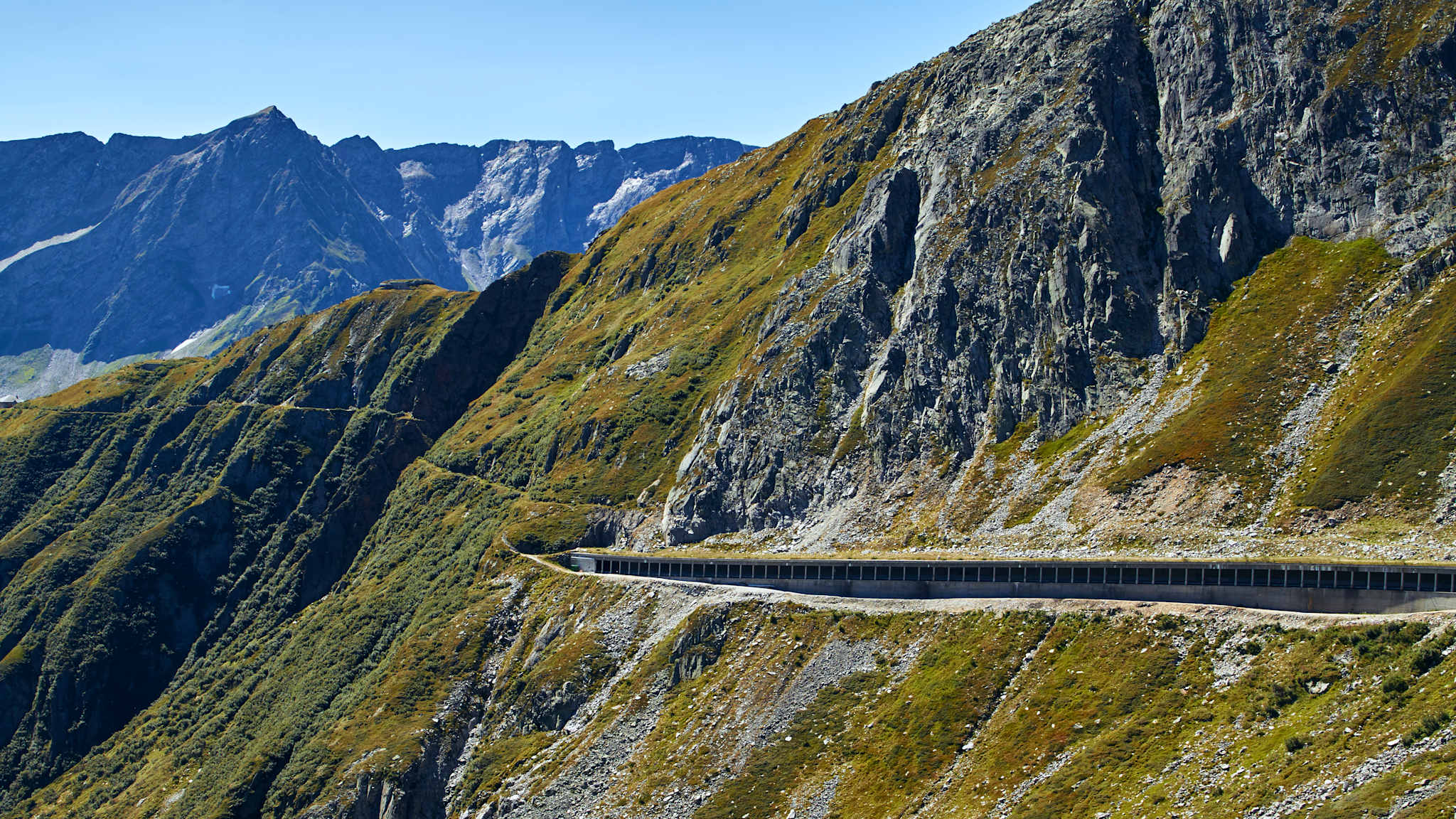 Der Gotthard-Passtunnel in der Schweiz Copyright (c) 2020 Freedom_wanted/Shutterstock.
